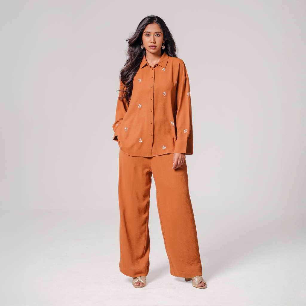 Bloom Embroidery Co-Ord Set