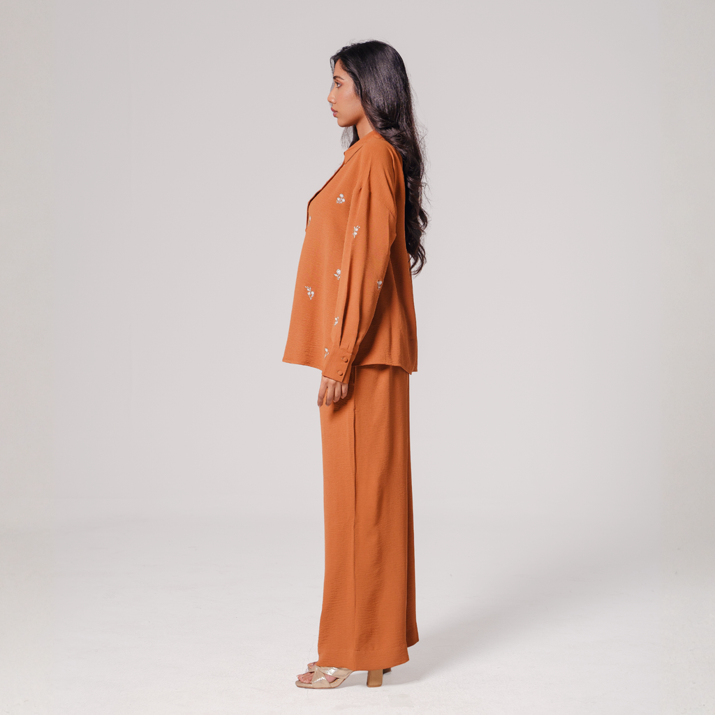 Bloom Embroidery Co-Ord Set