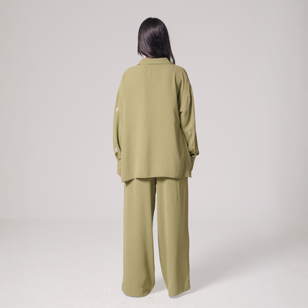 Bloom Embroidery Co-Ord Set