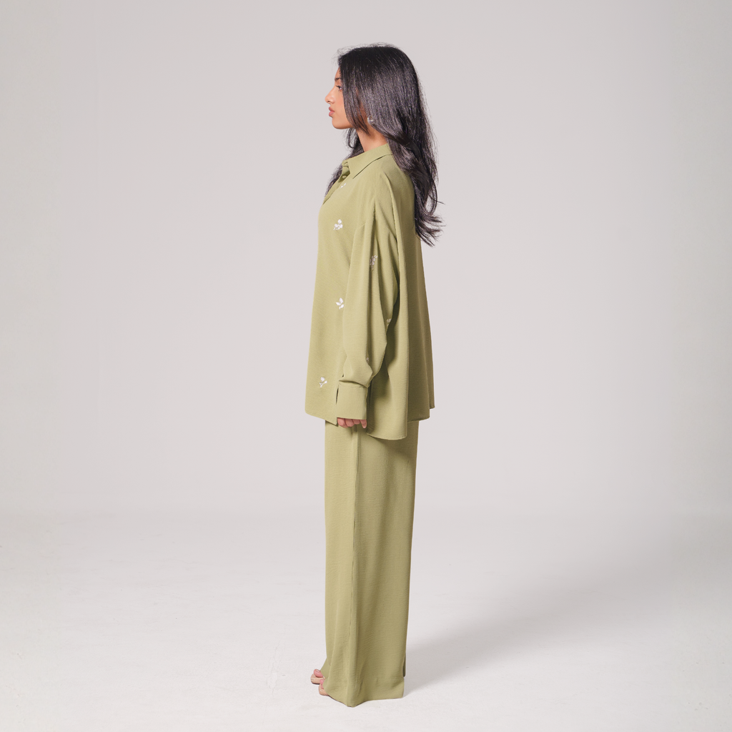 Bloom Embroidery Co-Ord Set