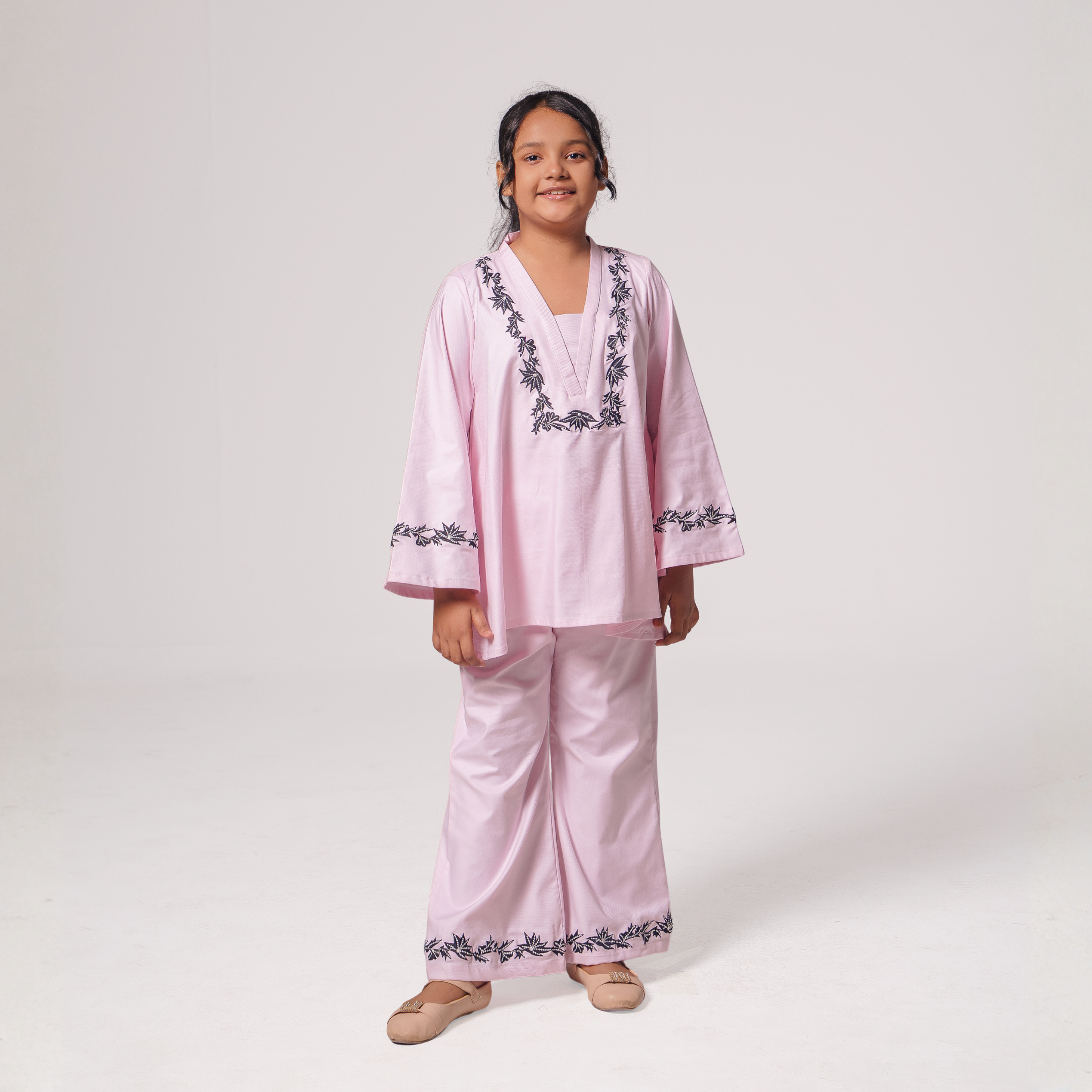 Girl’s Embroidered Co-Ord Set