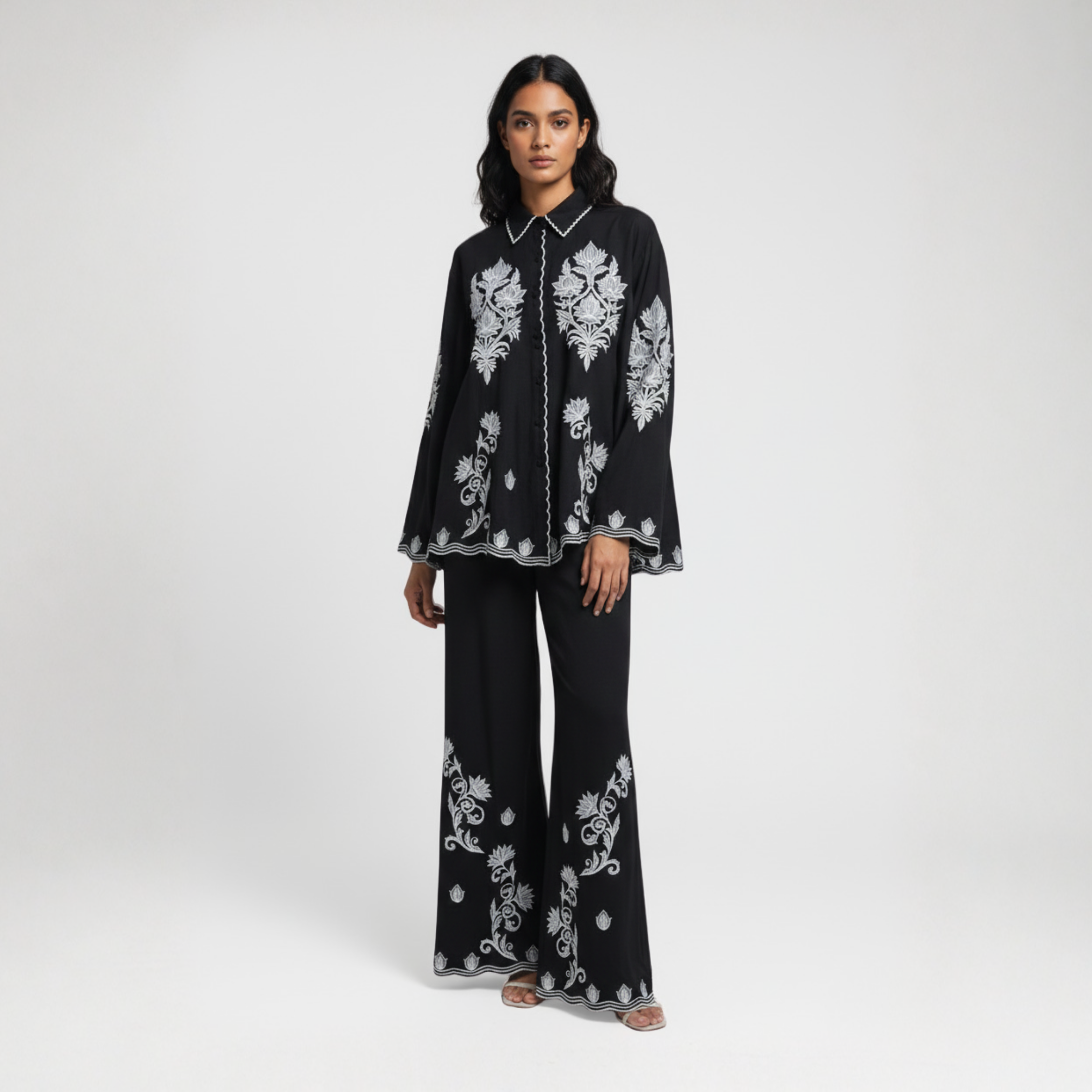 Embroidered Co ord set
