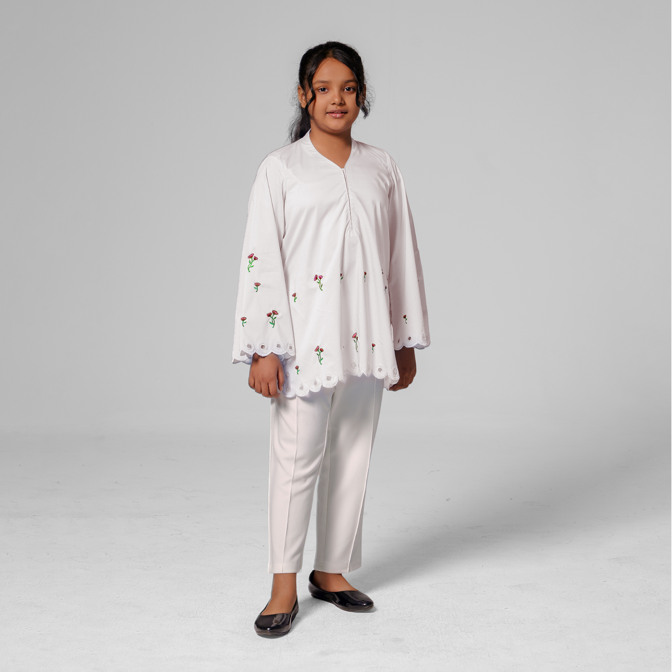 Girl’s Embroidered Single kurti