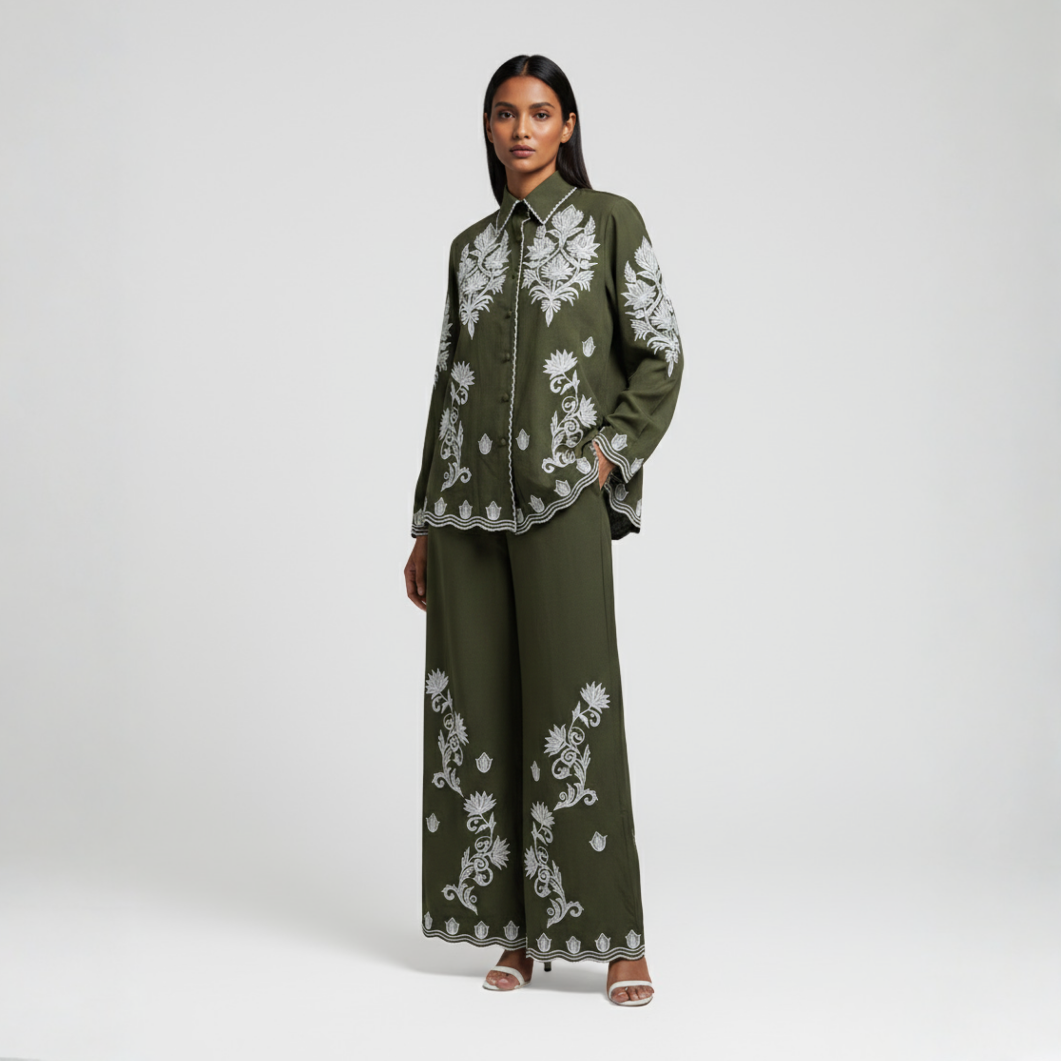 Embroidered Co ord set