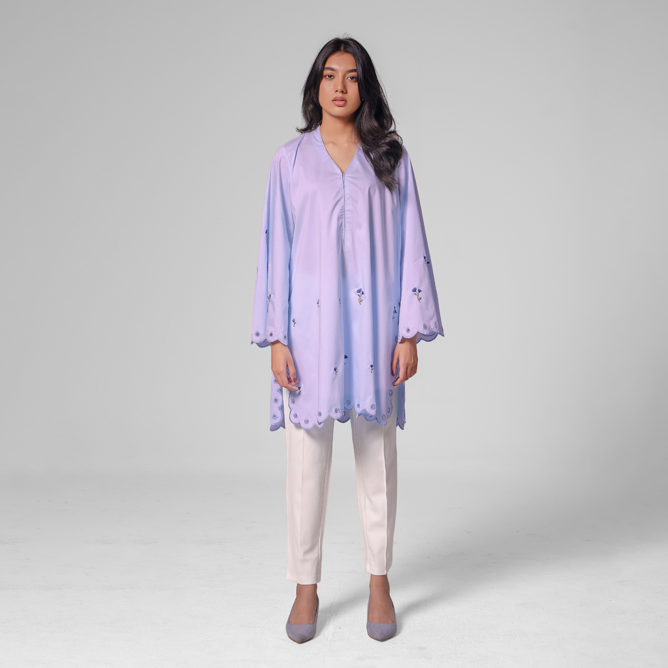 Embroidered Single kurti