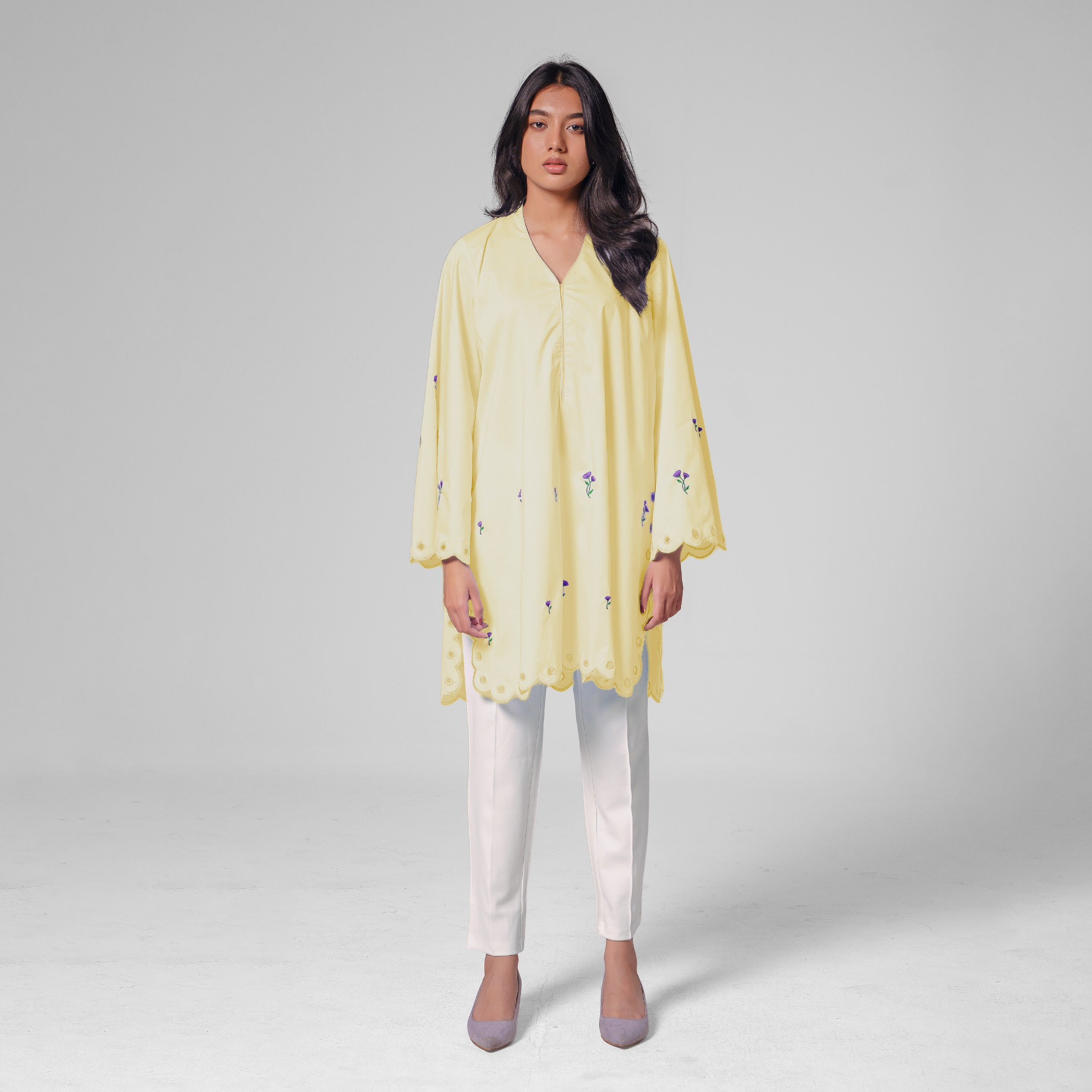 Embroidered Single kurti