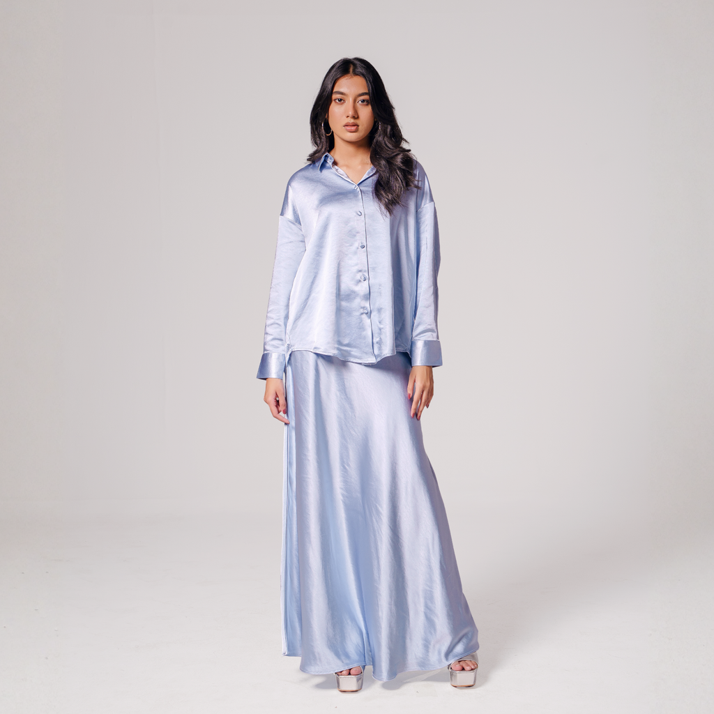 Luxe Satin Skirt Set