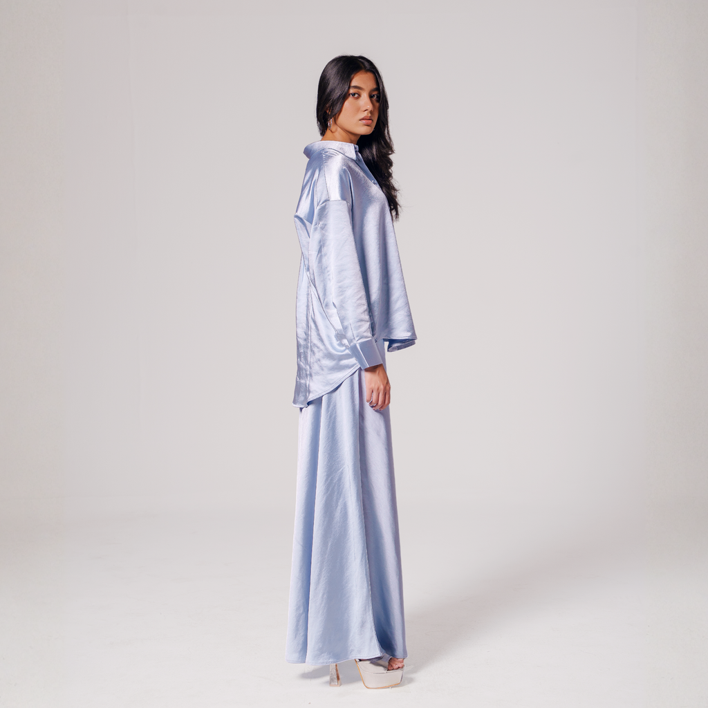 Luxe Satin Skirt Set