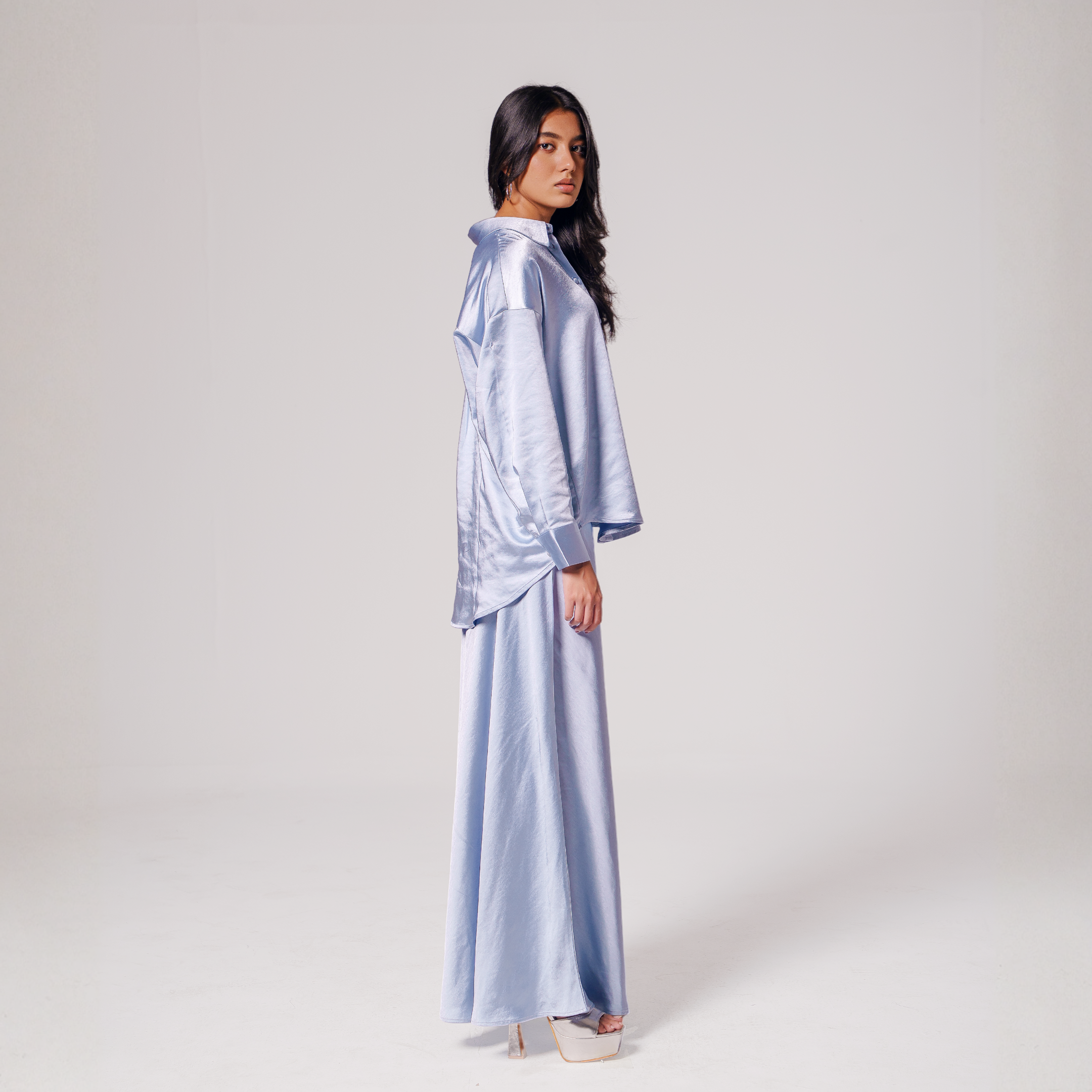 Luxe Satin Skirt Set