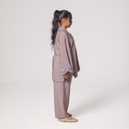 GIRL’S Sleeve Embroidered Co-Ord