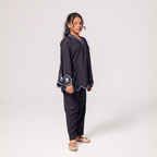 GIRL’S Sleeve Embroidered Co-Ord