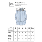 Embroidered Oversized Striped Shirt