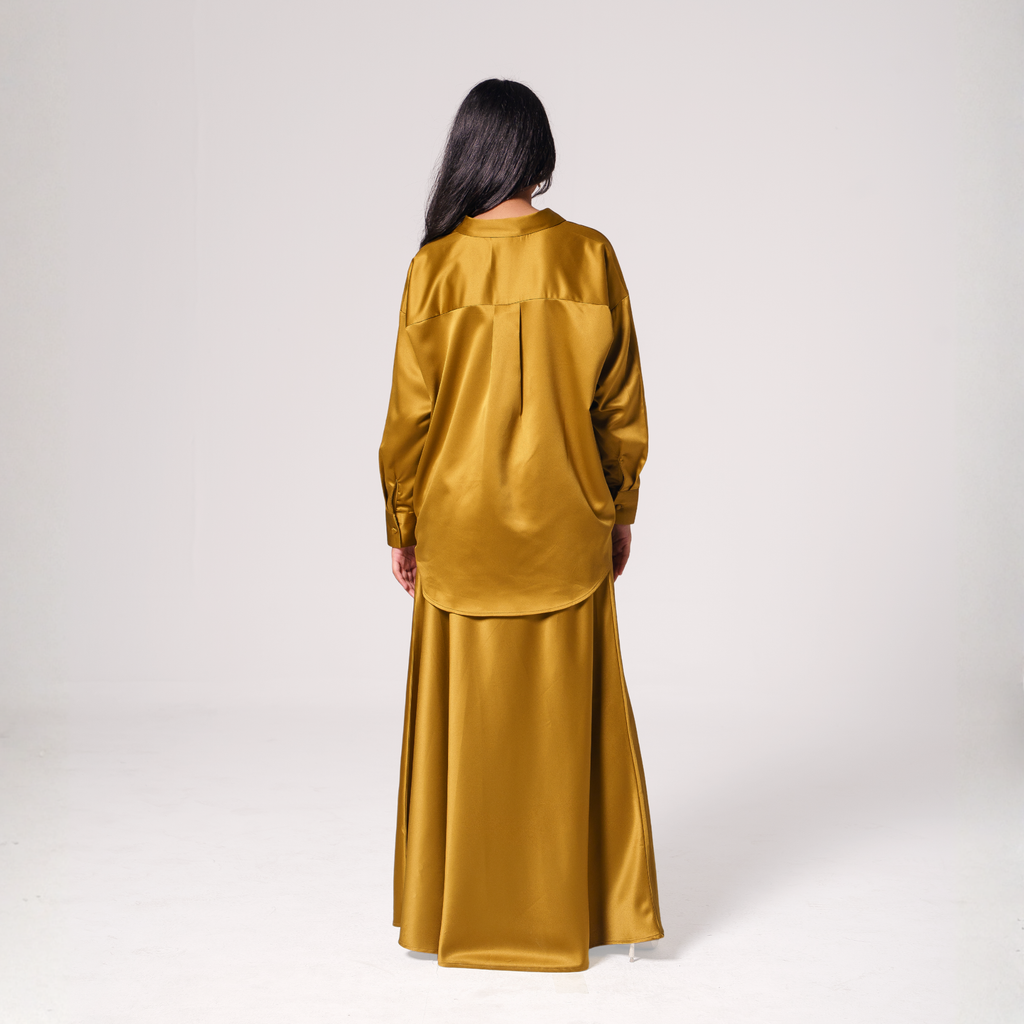 Luxe Satin Skirt Set