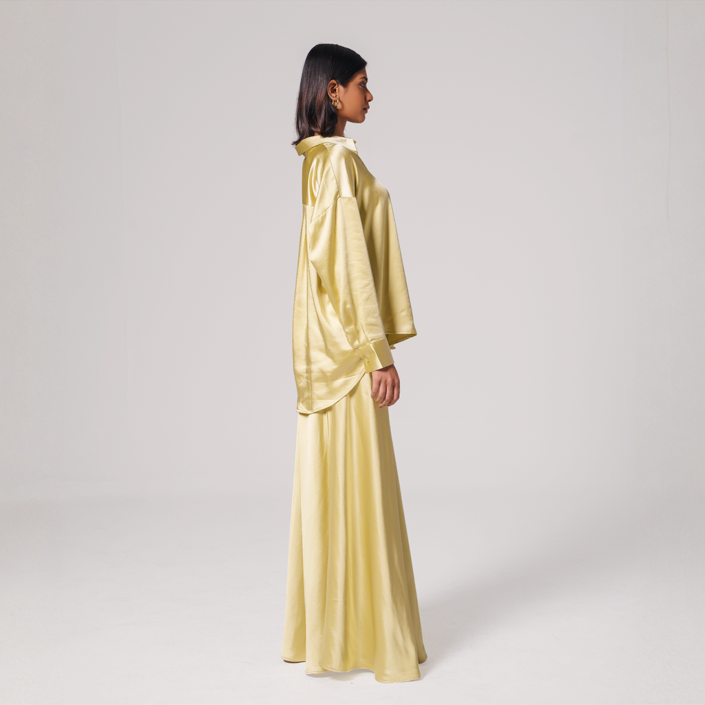 Luxe Satin Skirt Set