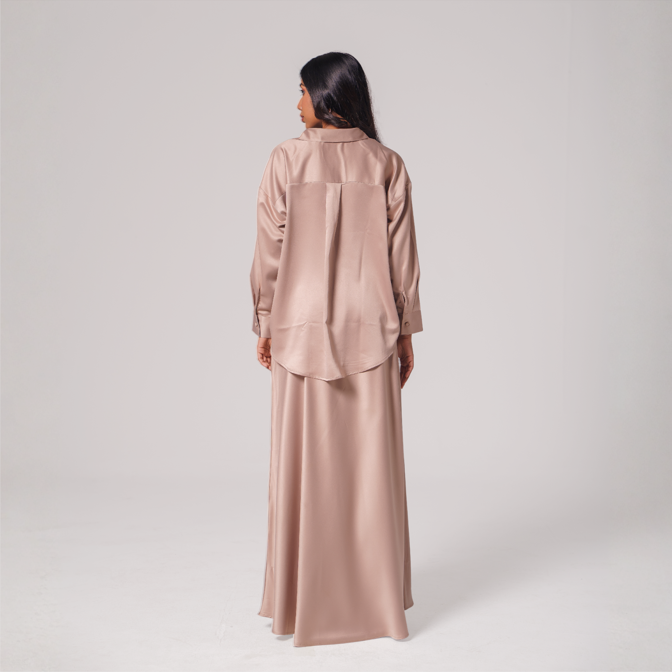 Luxe Satin Skirt Set