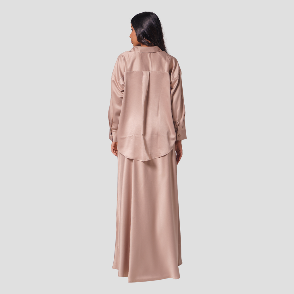 Luxe Satin Skirt Set