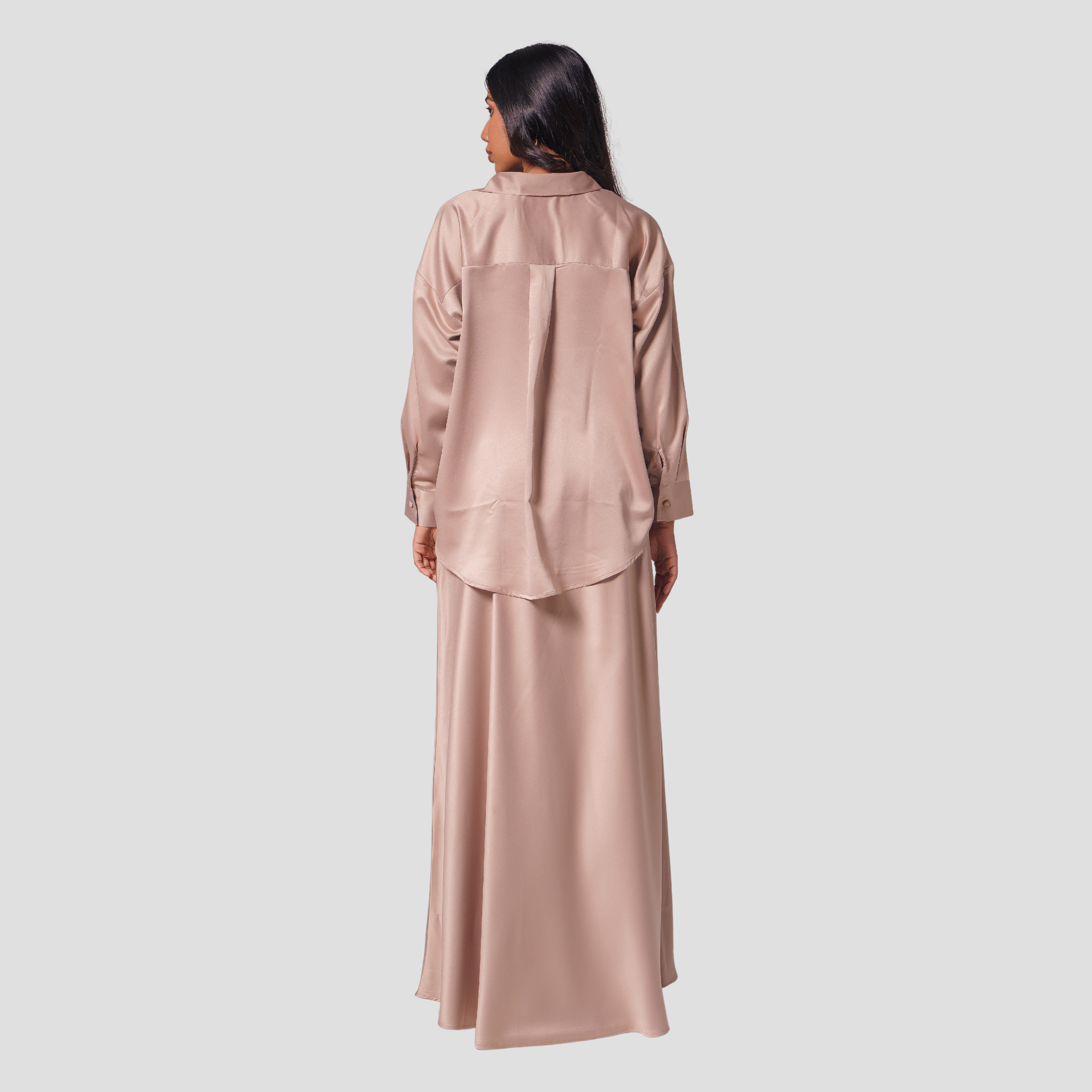 Luxe Satin Skirt Set