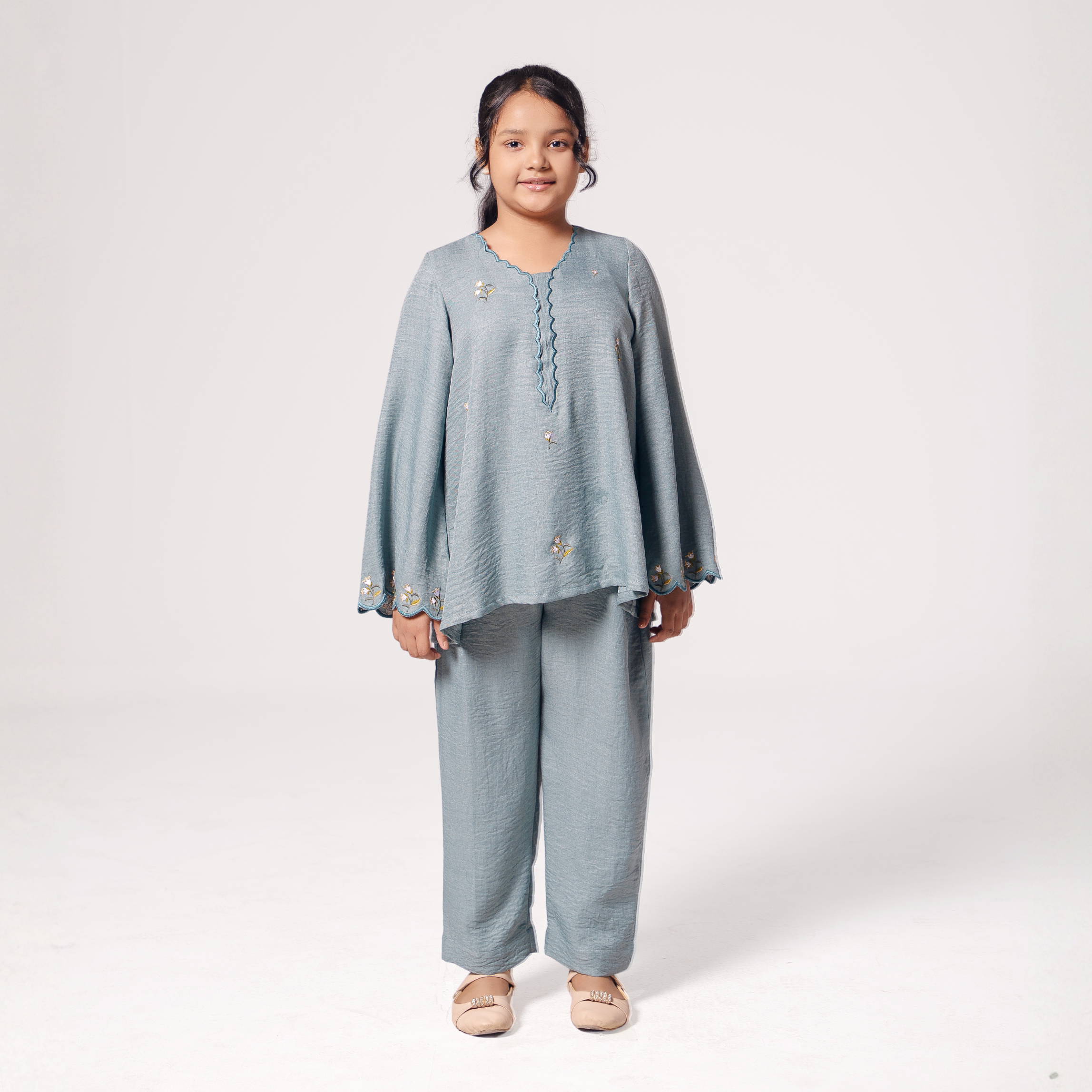 Girl’s Embroidered Co-Ord Set