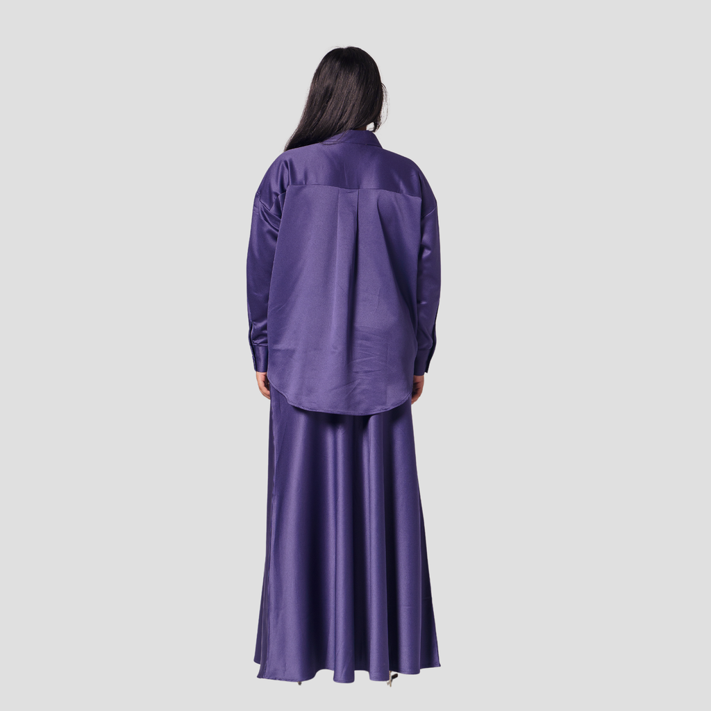 Luxe Satin Skirt Set