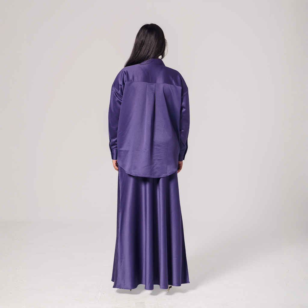 Luxe Satin Skirt Set