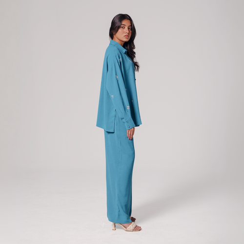 Bloom Embroidery Co-Ord Set