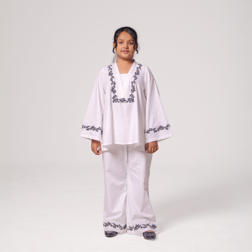 Girl’s Embroidered Co-Ord Set