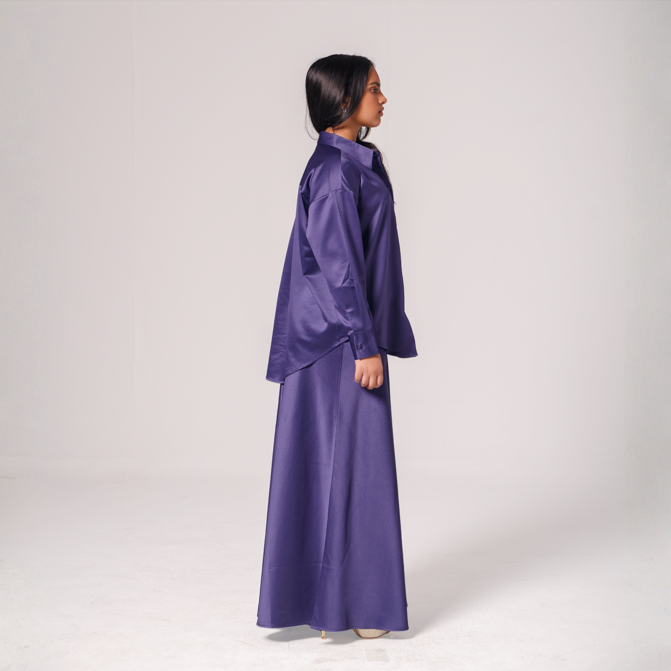 Luxe Satin Skirt Set