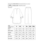 Sleeve Embroidered Co-Ord