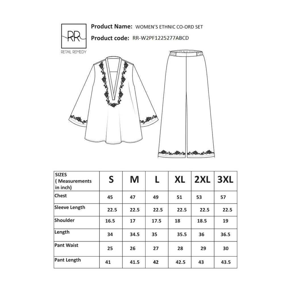 Embroidered Co-Ord Set