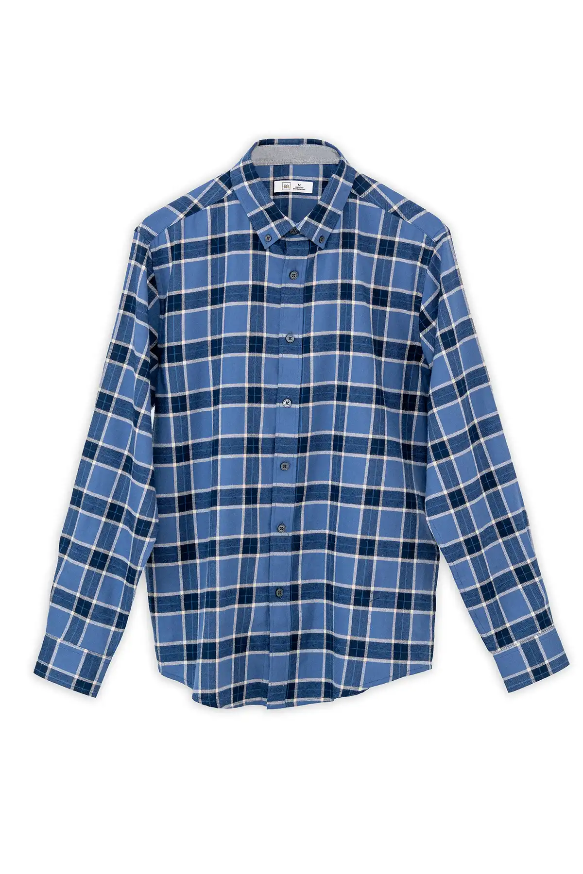 Checked Flannel Shirt - Multi-Colored Check