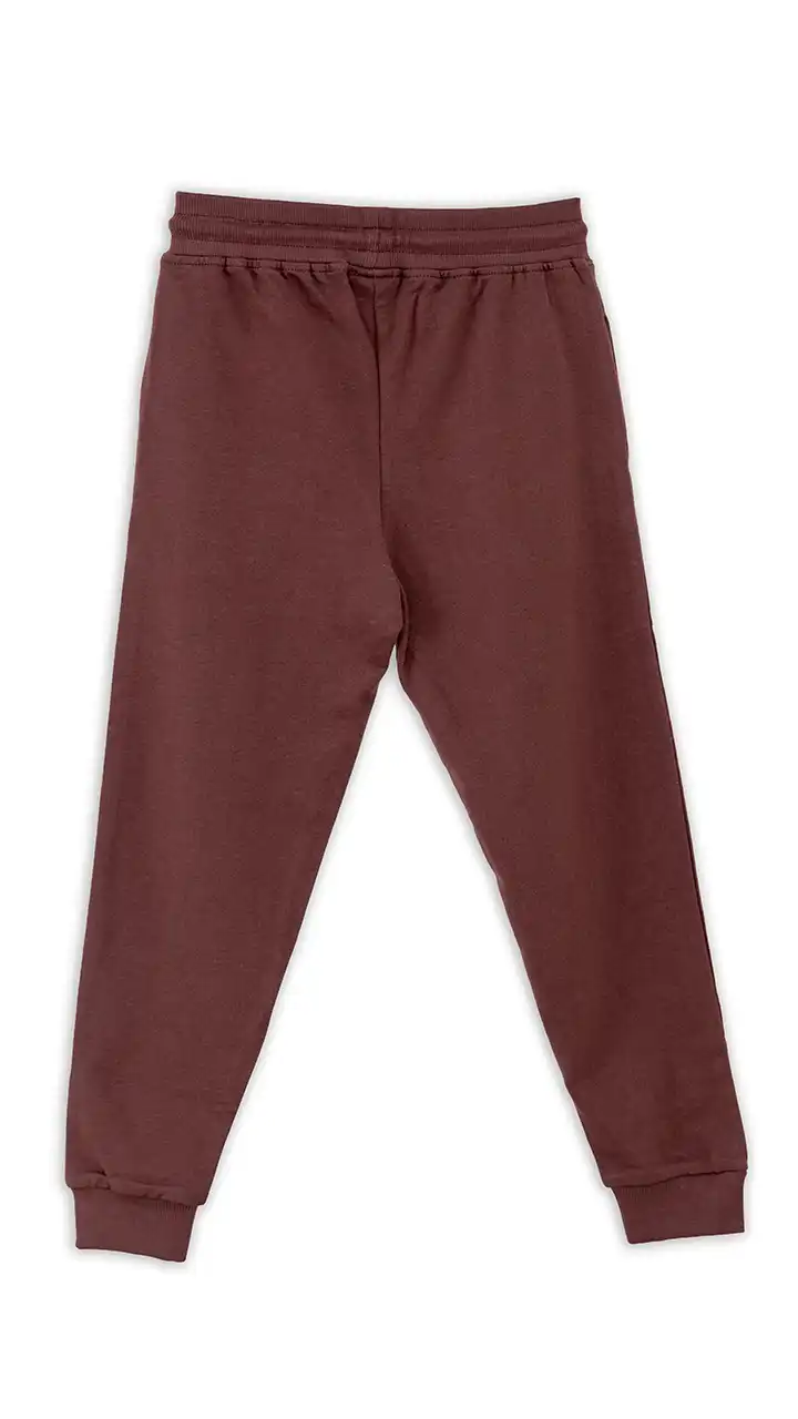 Regular fit unisex Kids Joggers - Coco Brown