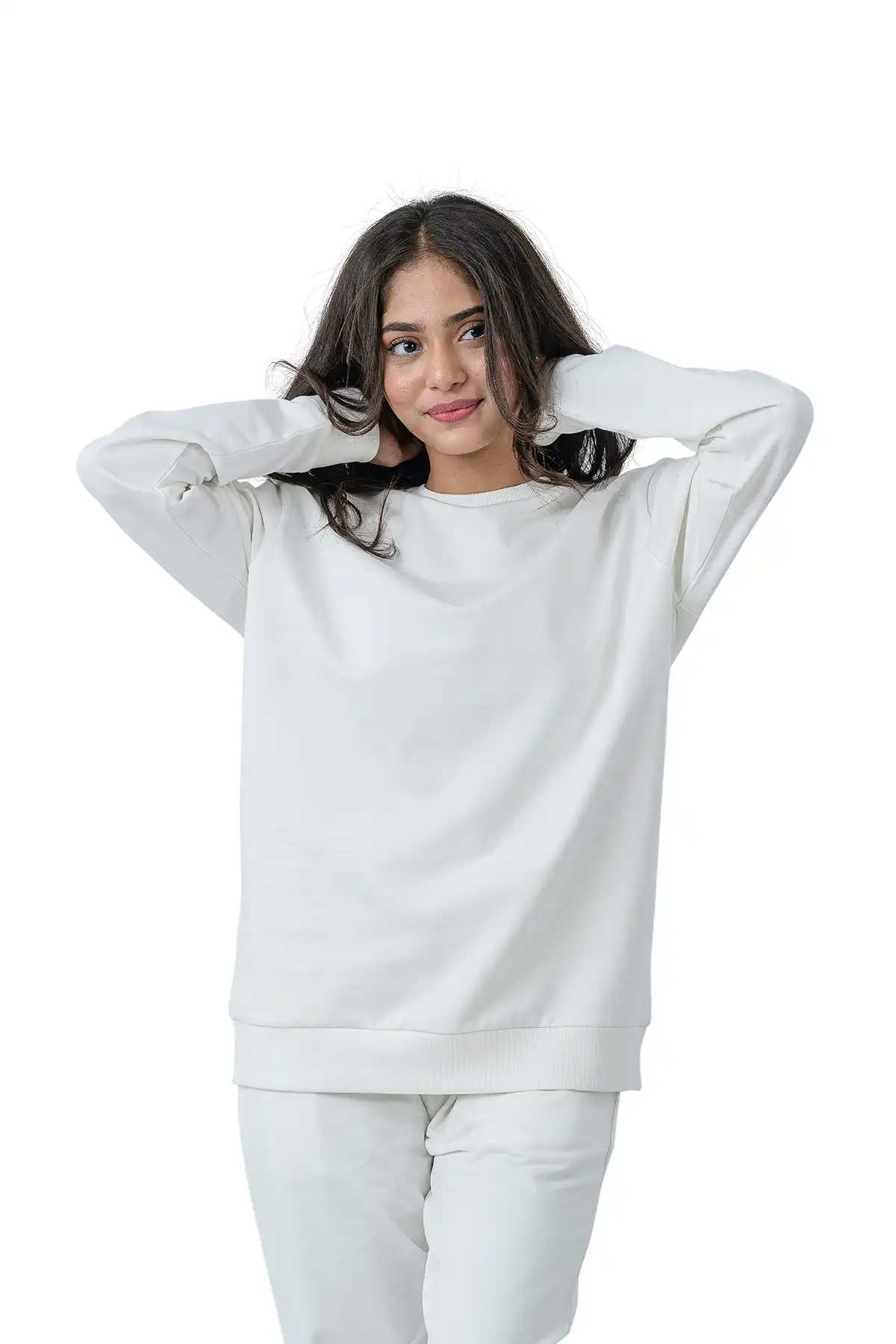 Swearshirt - Ghost White