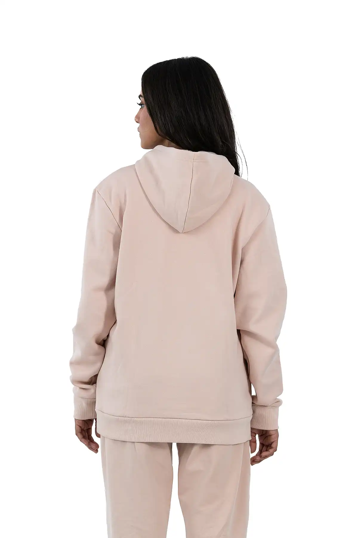 Unisex Relaxed Fit Hoodie - Peachy Pink