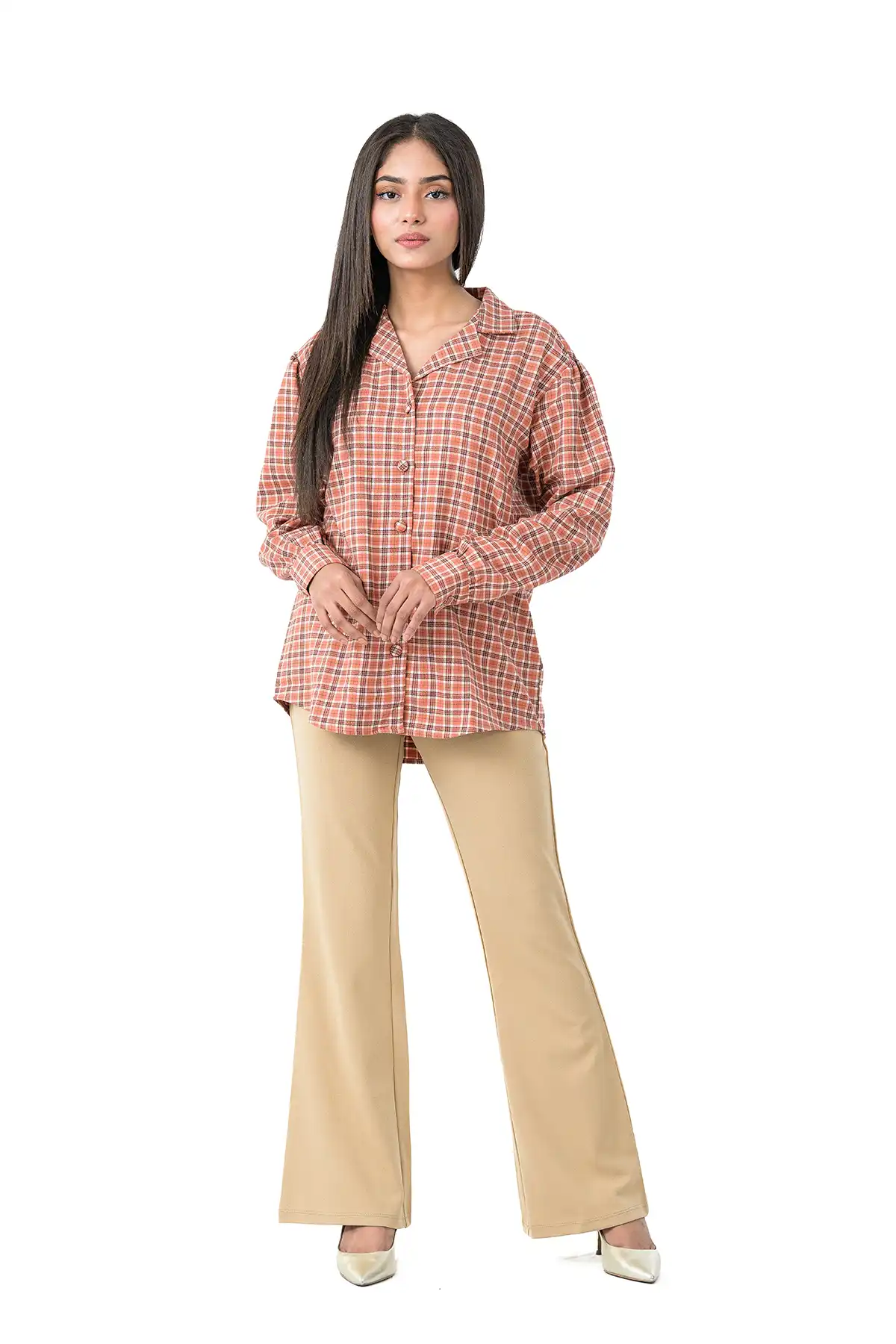 Flannel Check Shirt - Multi-Colored Check