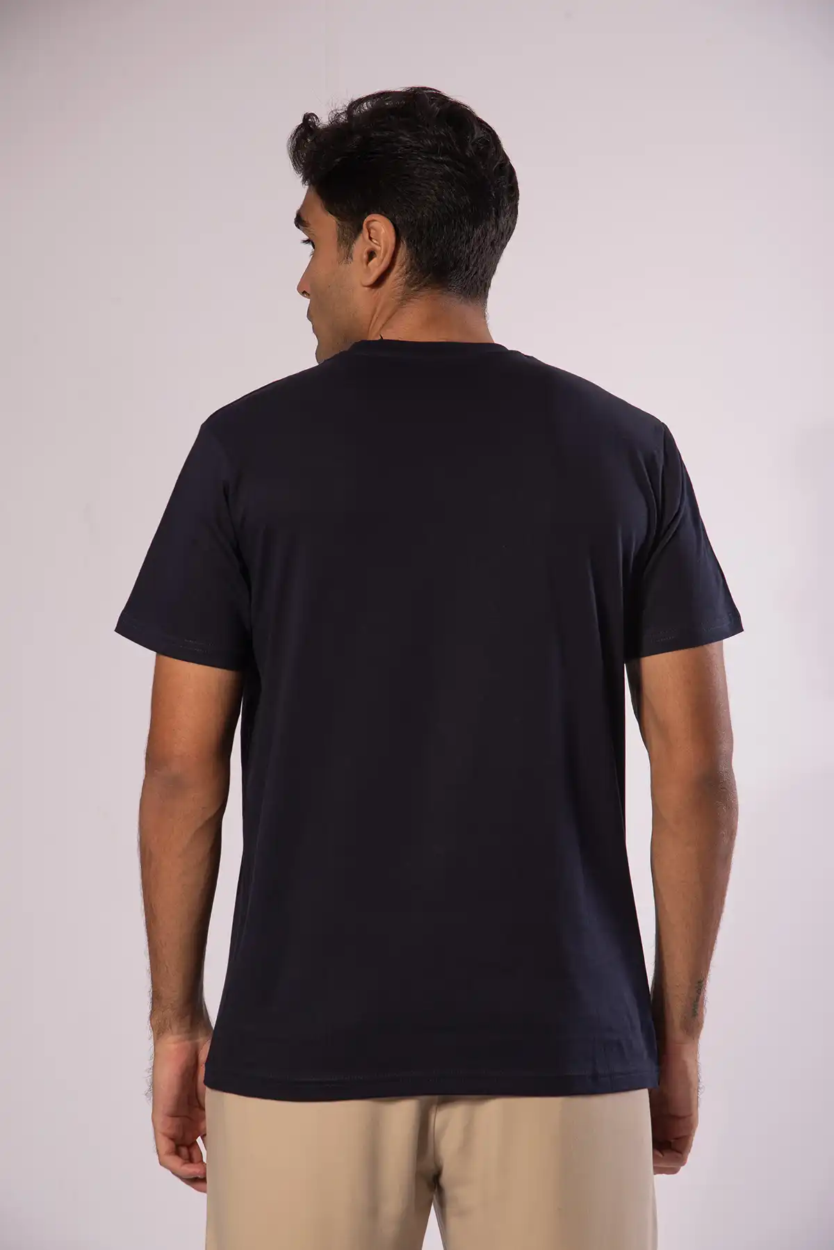 Unisex Crew Neck Cotton T-Shirt - Ultra Mrine Navy