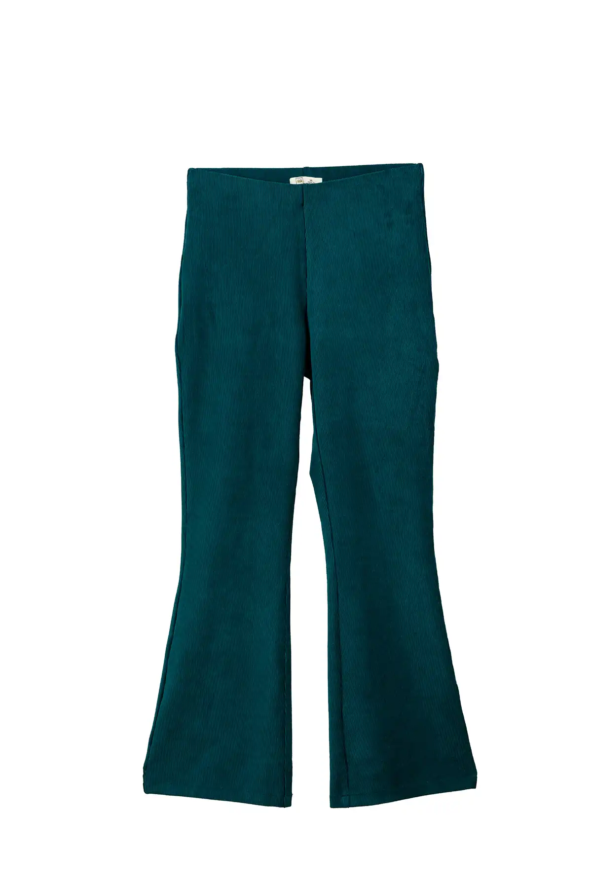 Chord Flared Pants - Green