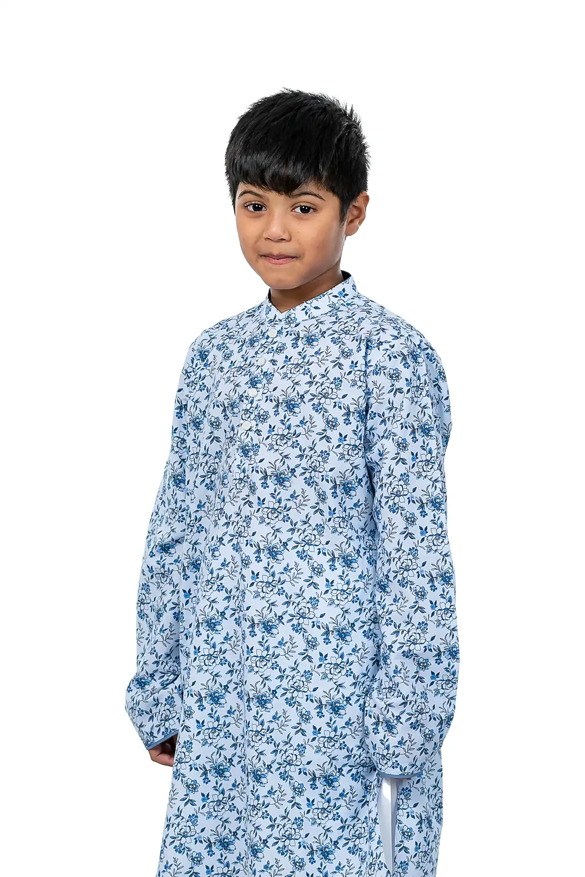 Boy's Regular Fit Panjabi - Multi Color AOP