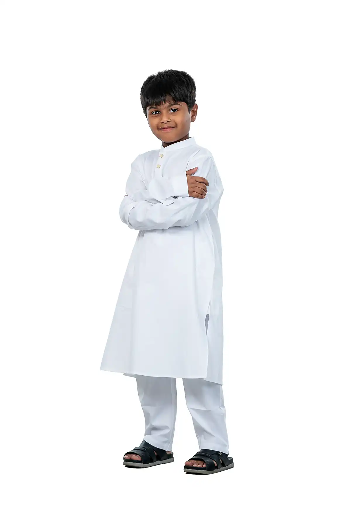Boy's Regular Fit Panjabi - White