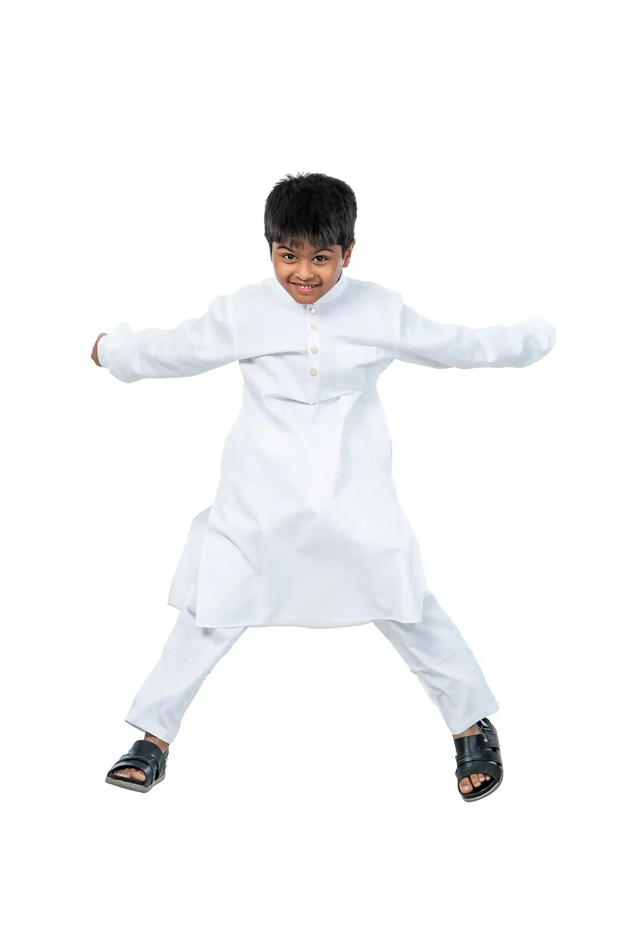 Boy's Regular Fit Panjabi - White