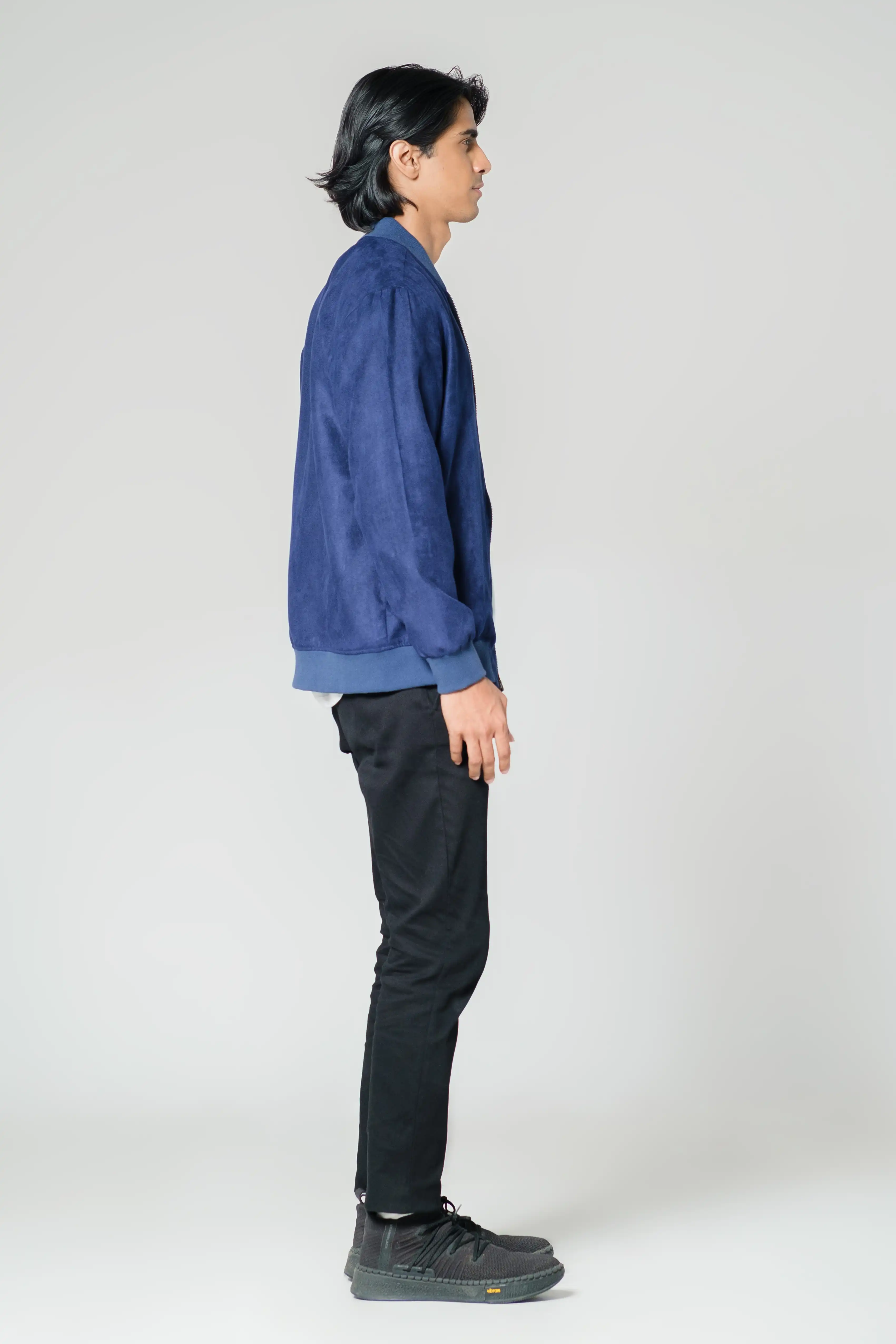 MEN'S BOMBER JACKET - RR-MBJ0924-01A - Navy