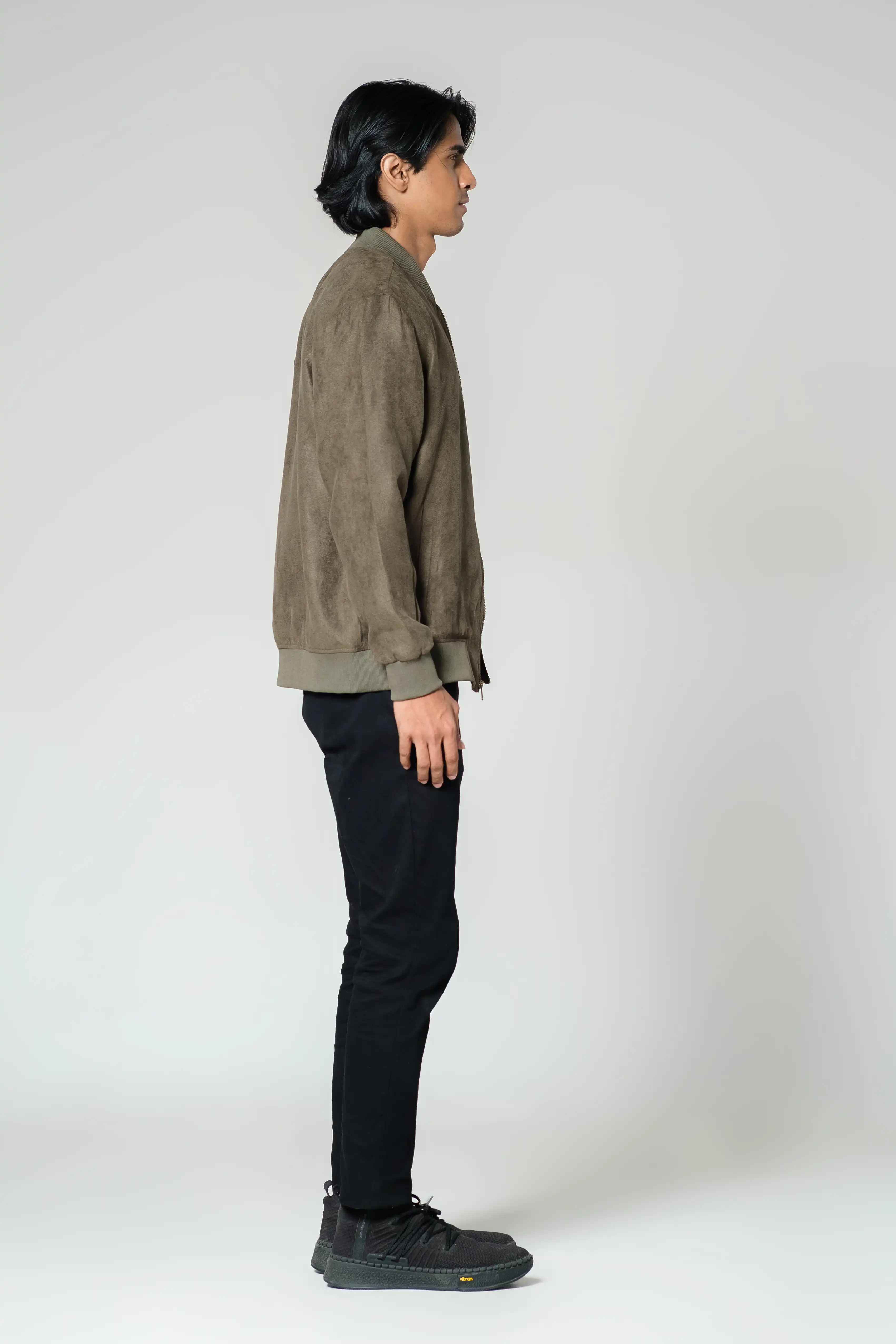 MEN'S BOMBER JACKET - RR-MBJ0924-01B - Olive