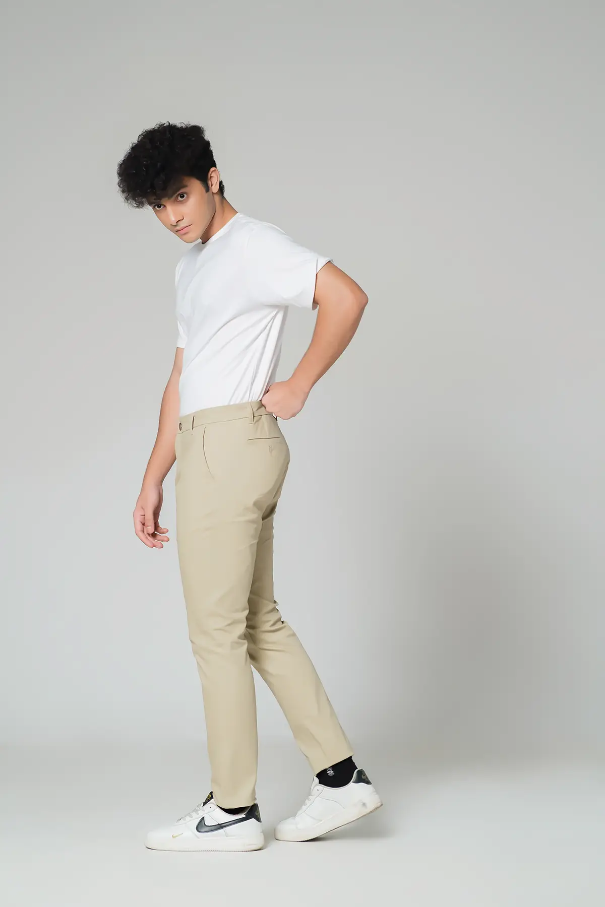 RR MEN'S CHINO PANT(RR-MCP1024-2E)BEIGE