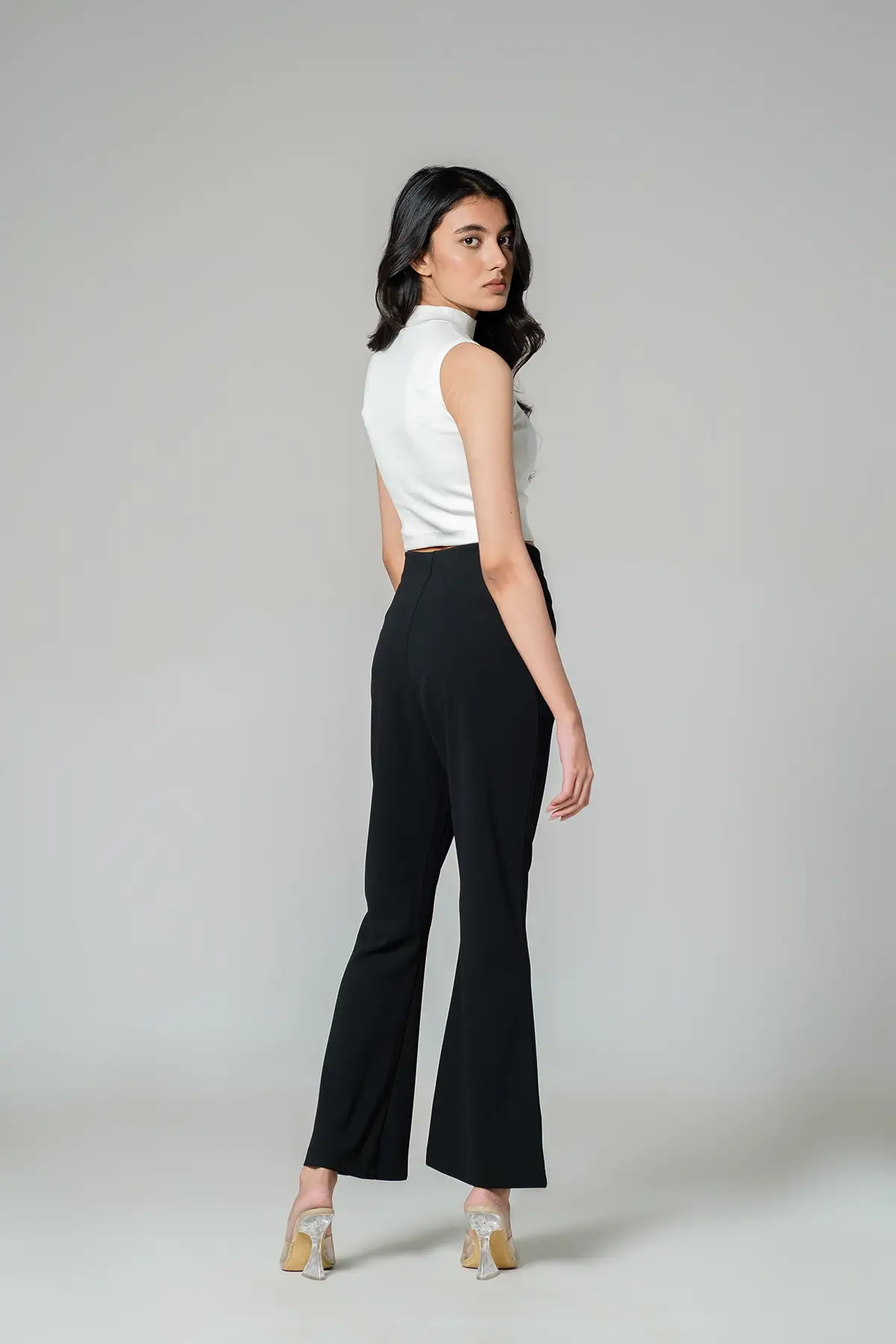 Women'S Flare Pant(Rr-Wp0724-30A)Black