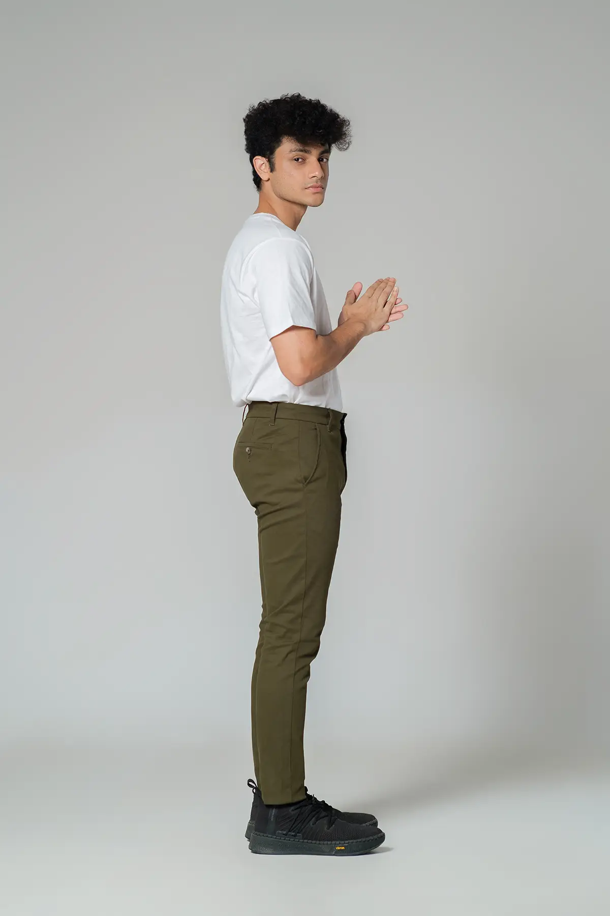 RR MEN'S CHINO PANT(RR-MCP1024-2G)OLIVE