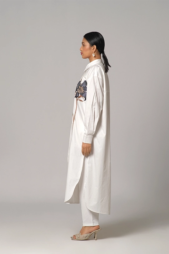 Embroidered Long Shirt.