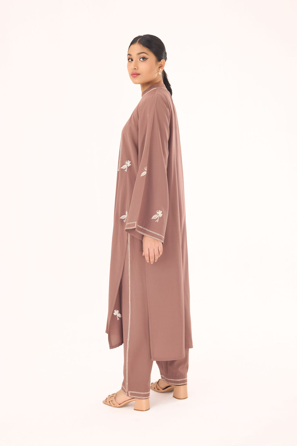 Long Embroidered kurta set