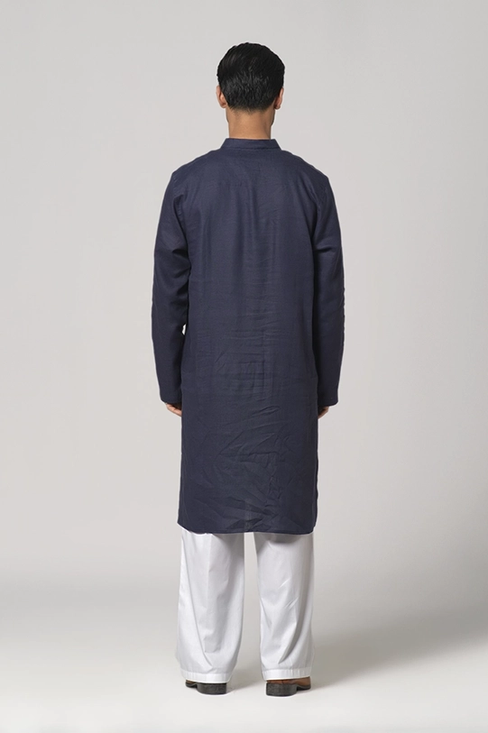 Men's Panjabi(RR-MP1224-07D)Navy