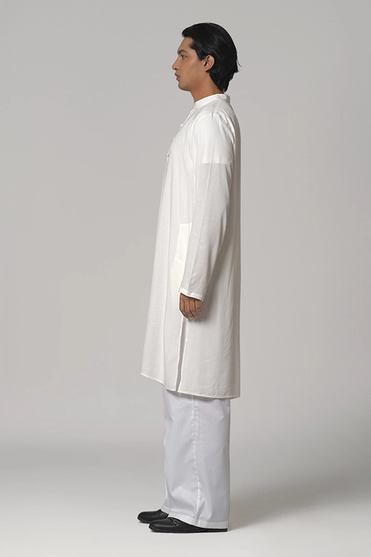 Men's Panjabi(RR-MP1224-01A)White