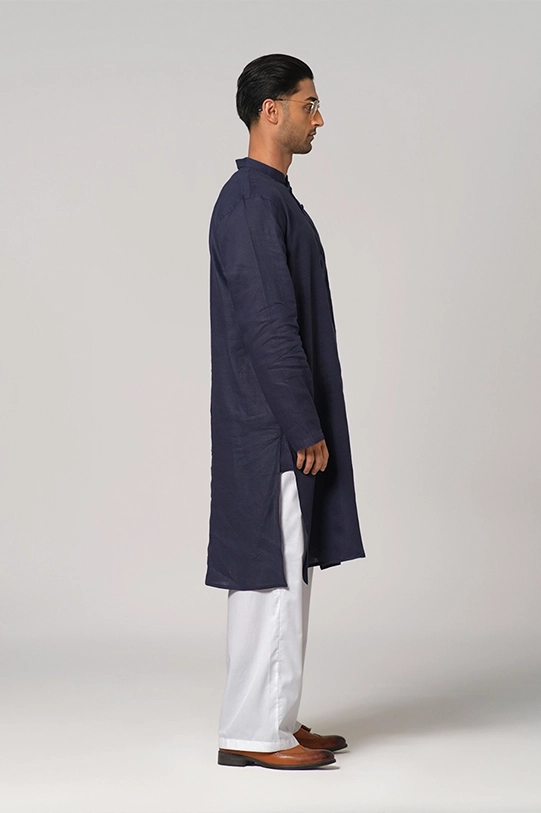 Men's Panjabi(RR-MP1224-07D)Navy