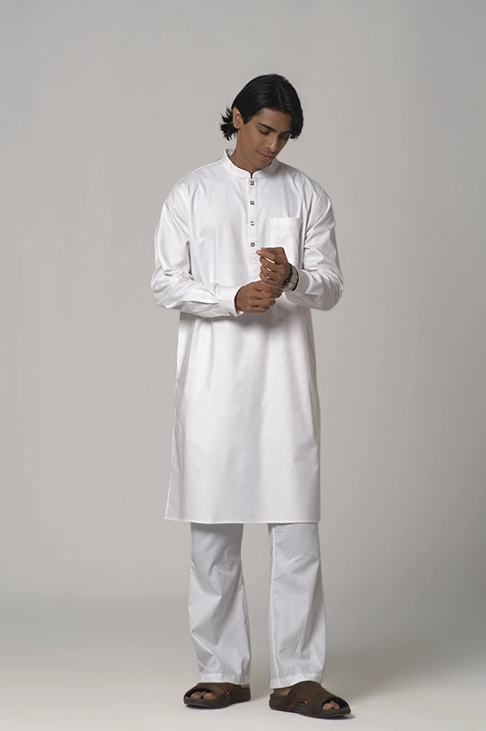 Men's Panjabi(RR-MP1224-12C)White